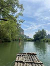 Yulong River Bamboo rafting from Jima Wharf