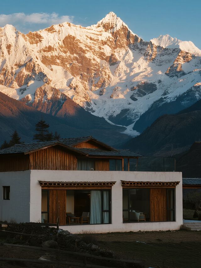 林芝親子錯峰遊！松贊山居帶娃看冰川雪山