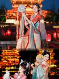 上午：古風開局·入住+初拍  • 8:30 抵達台兒莊古城東門，步行3分鐘直達狀元樓客棧！清代