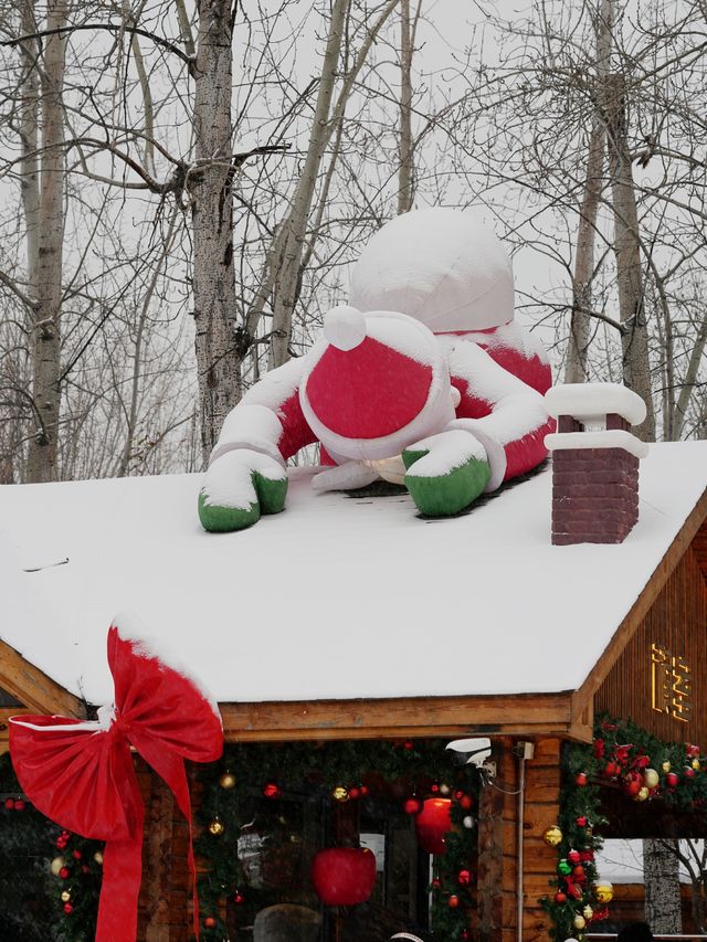 北京初雪在禧園撞進童話鎮啦！