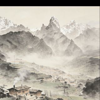 Zagana in Gansu hides an unforgettable secret realm for a lifetime! Morning mist wraps the Tibetan village, hiking to see snow-capped mountains and grasslands