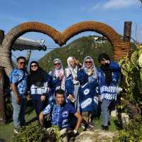Magnificient view of Langkawi from the top