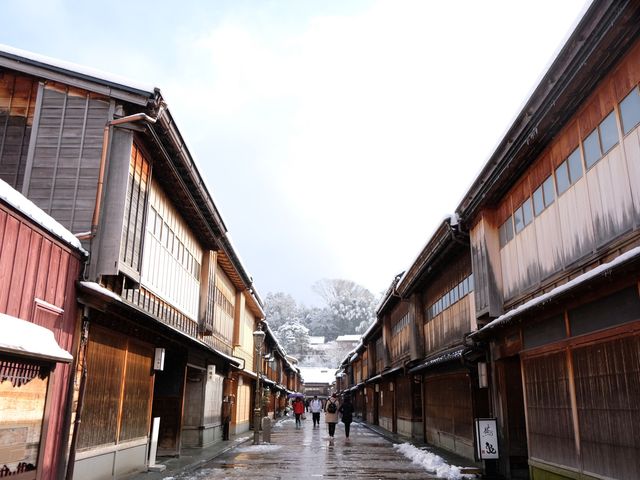 石川縣的福地-雪景遊