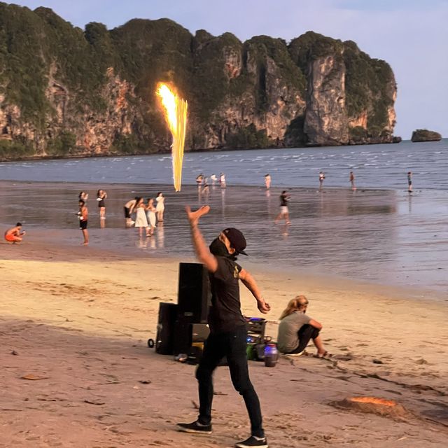 Ao Nang Beach: Sunset with a Show