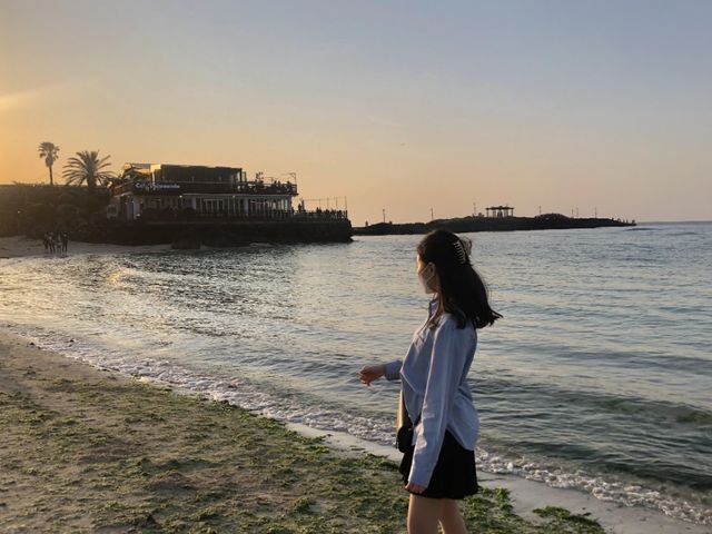 이국적인 분위기를 느낄 수 있는 함덕해수욕장