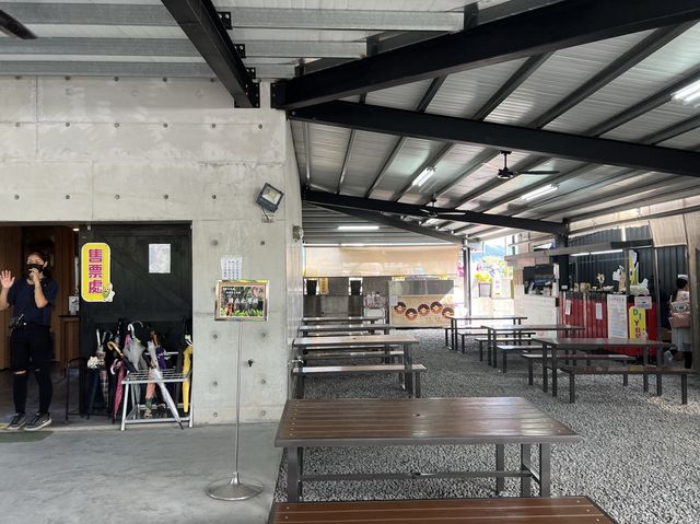 張美阿嬤農場，充滿童趣的景點，還可以看到水豚君在泡澡