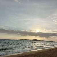 Evening walked on Dongtan  beach