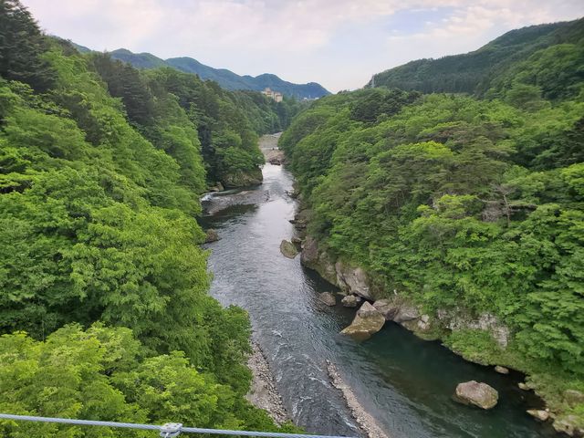 日本栃木縣曰光市 @ 鬼怒川溫泉，鬼怒楯岩大吊橋 