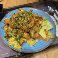 好出色嘅椒鹽豬扒炒飯 @ 金飯館