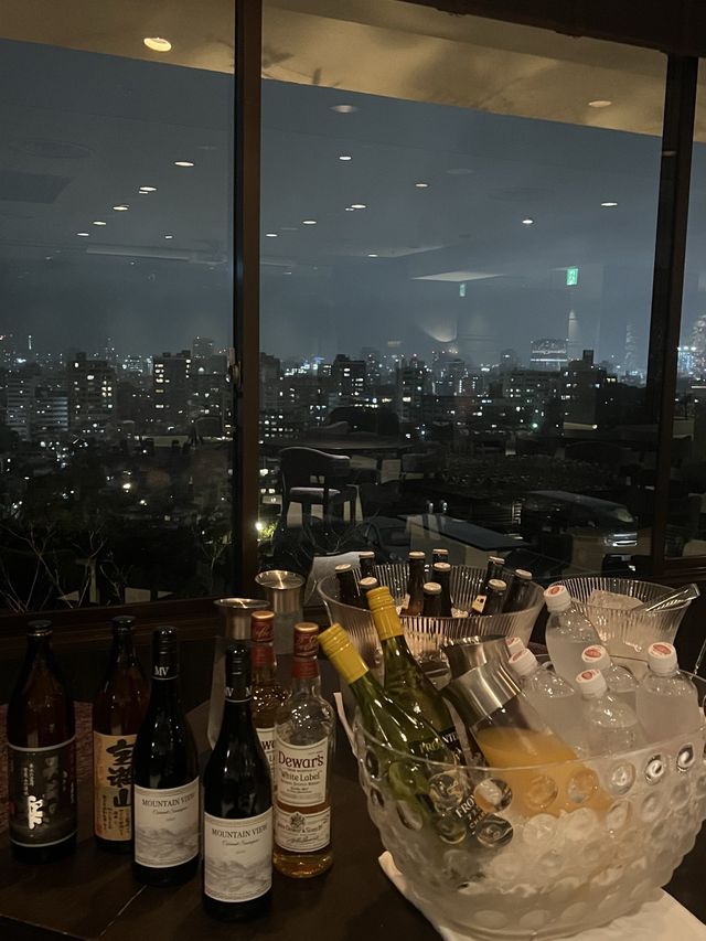 【福岡グルメ】福岡市内の夜景を眺めながらホテルダイニングでディナータイム