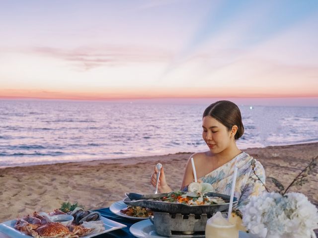 ที่พักติดหาดเจ้าหลาว สไตล์ทรอปิคอล บรรยากาศดีมาก