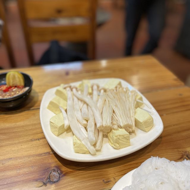 A phu sturgeon hot pot at sapa 