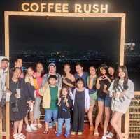 Enjoy the view while drinking coffee 