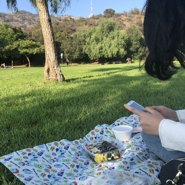 할리우드 사인앞에서 즐기는 피크닉! 레이크 할리우드 파크 in LA