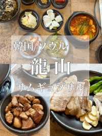 韓国/ソウル【龍山】サムギョプサル