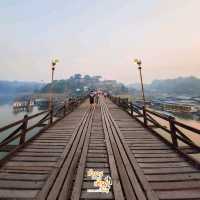 เที่ยวสะพานมอญยามเช้า สังขละบุรี