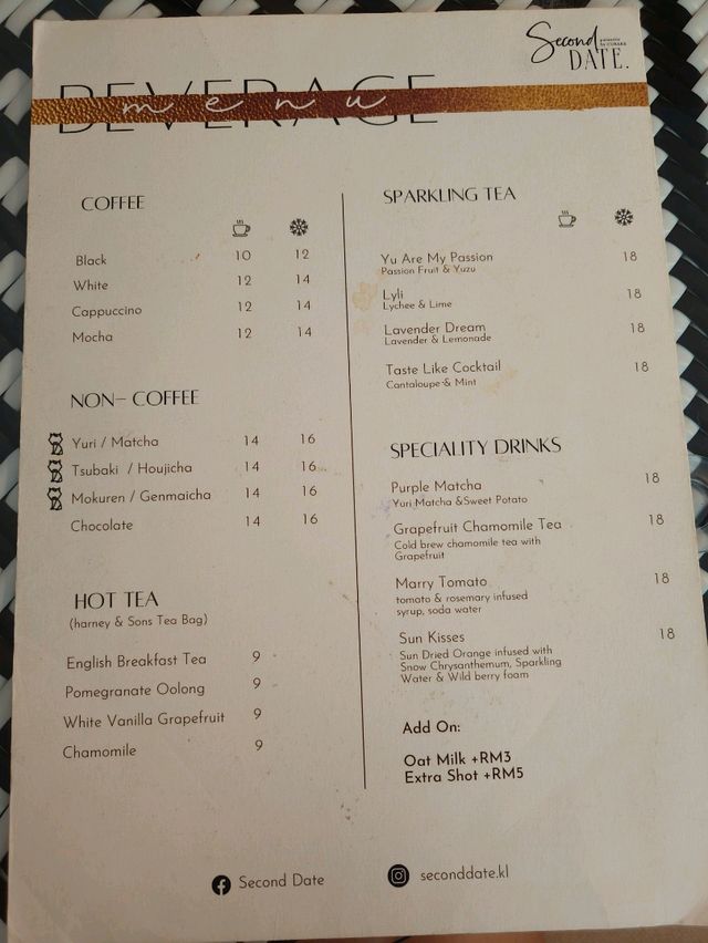 French-style Cafe @ Second Date KL