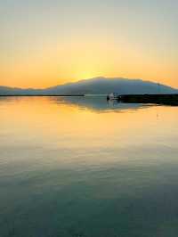 【福井】赤崎海水浴場の隣の船着場で静かなサンセットタイム🌞
