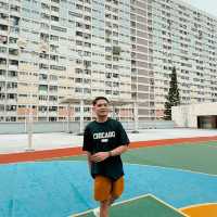 Vibrant hues and iconic views at Choi Hung Estate