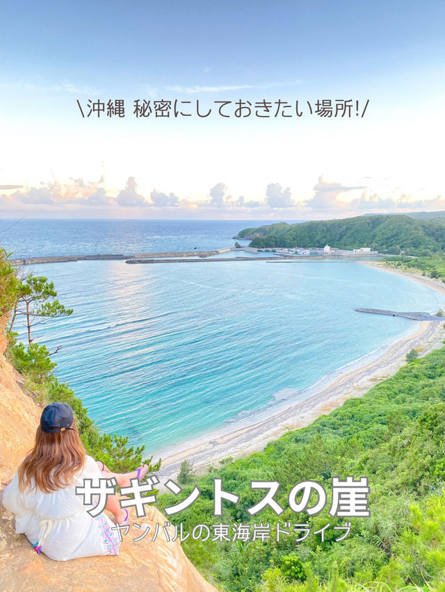 【沖縄】やんばるの東海岸にある秘密の絶景スポット、ザギントスの崖🌅✨