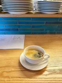 【北九州グルメ】桃の冷製パスタが絶品🍑