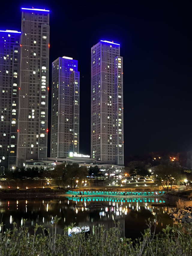 오창 호수 공원, 야경 맛집, 산책하기 좋은 곳