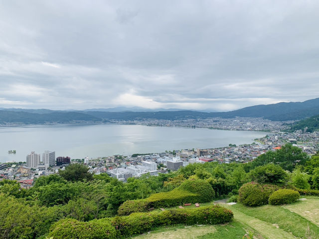 諏訪湖　聖地巡礼