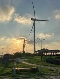 제주 서쪽 일몰 명소 신창풍차해안도로 싱계물공원 