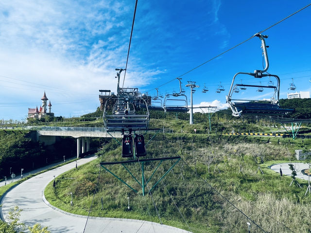 韓國釜山 好玩的跑跑卡丁車 Skyline Luge 釜山 스카이라인 루지 부산