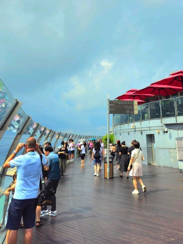 เที่ยวชมวิวสิงคโปร์ที่ SkyPark: Marina Bay Sands