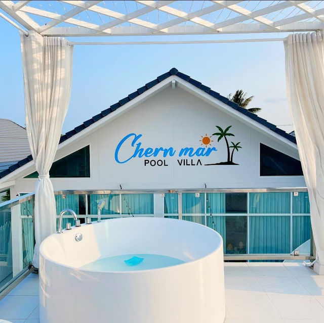 พูลวิลล่าเปิดใหม่ที่ชะอำ Chern Mar Pool Villa 🏖️