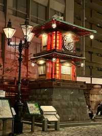 [愛媛]幻想的な夜の道後温泉街