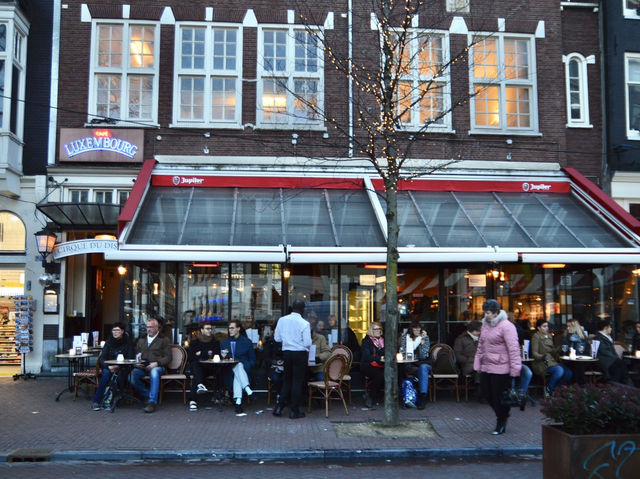 Dinner at Café Luxembourg, Amsterdam
