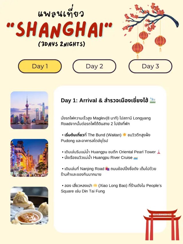 แจกแพลนเที่ยวเซี่ยงไฮ้ (Shanghai) 4 วัน 3 คืน 🇨🇳