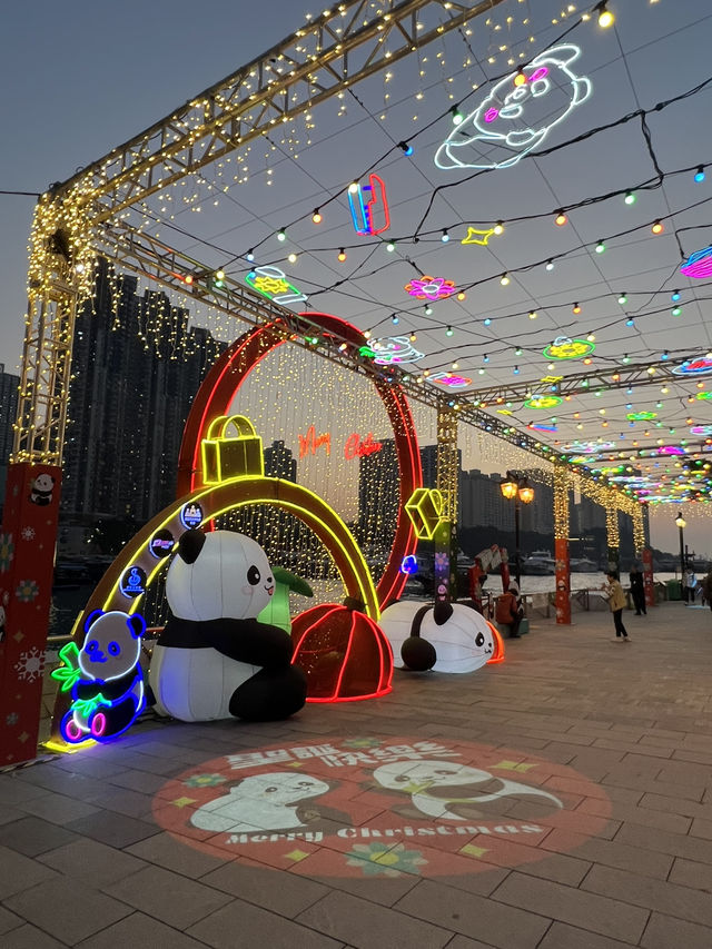 南區節慶熊貓燈飾@香港仔海濱公園