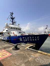 Plastic Odyssey: Docking on Islands to Spark Change