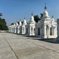 Kuthodaw Pagoda in Mandalay, Myanmar