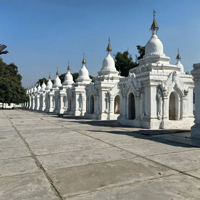 Kuthodaw Pagoda in Mandalay, Myanmar