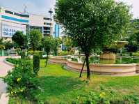 泰國曼谷市中心湄南河畔唐人街著名環島噴泉⛲公園景點：22 July Roundabout，適合打卡拍照📸親子遊
