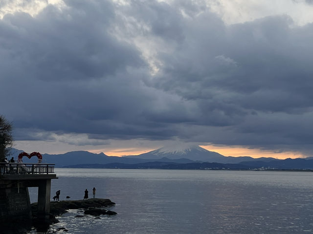 江之島～ 遠望富士山～日落美景