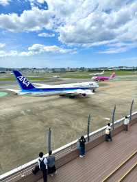 福岡　福岡空港　福岡空港の展望デッキからの眺めは絶景だぞ！