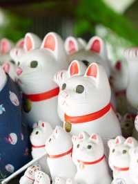 【東京】招き猫の発祥地  大小様々な猫ちゃんがぎっしり！