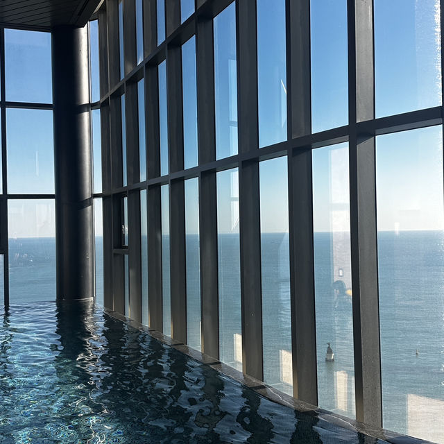 （釜山）해운대뷰를 높은 고층에서 실내수영장에서 느껴보세요🏊‍♀️