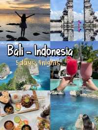 Bali - Indonesia | 5days 4nights,,🏝️🏊🏻‍♀️ 🇮🇩