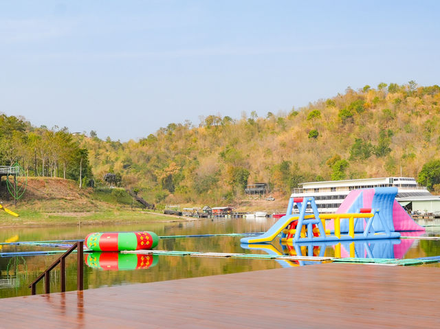 ไปล่องแพแลปลาคราฟที่ลีฟเลค กาญจนบุรี