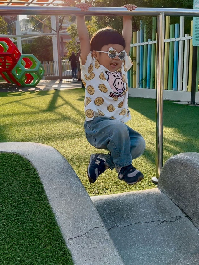 親子景點 新北新莊居然有這麼好玩的公園和大草地！