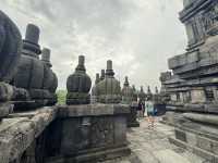 Twilight Tales at Prambanan: A Cloudy Evening Among Ancient Stones