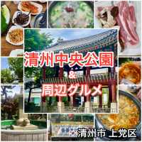 【清州】ソウルからサクッと日帰り旅❗️清州中央公園と周辺グルメ　