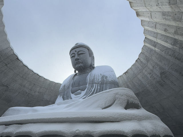 A Silent Giant in the Snow: Winter at Hokkaido’s Hill of the Buddha