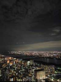 Starlit Osaka: A Night at Umeda Sky Building